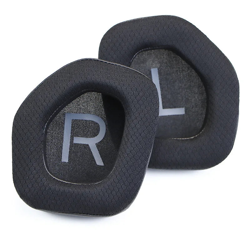 Mesh Fabric Replacement Ear Pads for Alienware AW988 Headphones Ear Cushions, Headset Earpads, Ear Cups Cover Repair Parts Vue