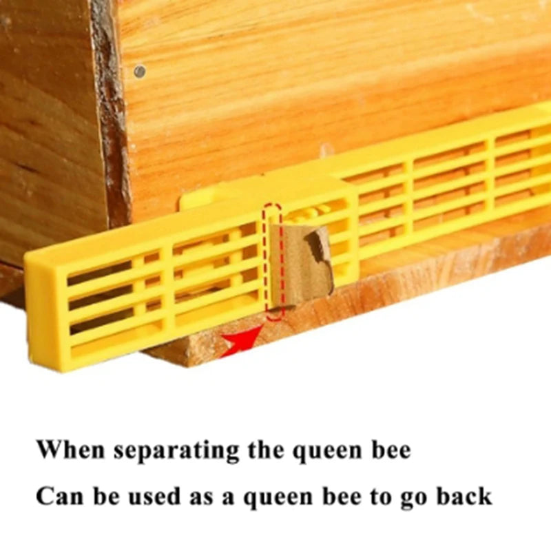 New Design Small Bee Queen Entrance Gate Anti Flying Reducer Closer Porch Hive Also Use For Swarm Colony Release Drone Bee Vue