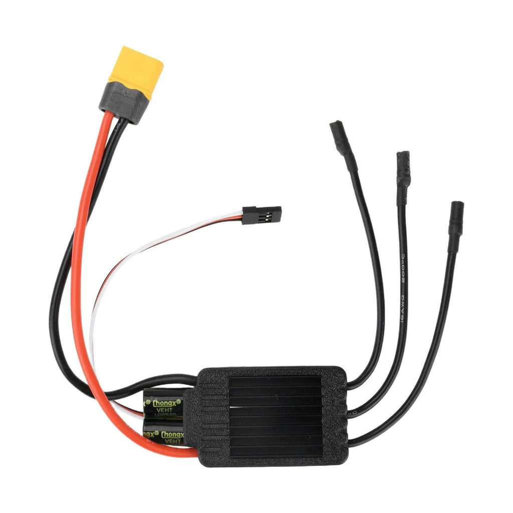AM32 Electronic Speed Controller 120A Max Brushless ESC Built-in 5.2V/4A 7.2V/3.5A BEC 3-6S Multiple Protection for RC Car Model Vue