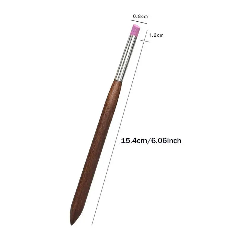 Nail Art Precision Quartz Grinding Pen for Cuticle and Dead Skin Removal Manicure Essential Vue