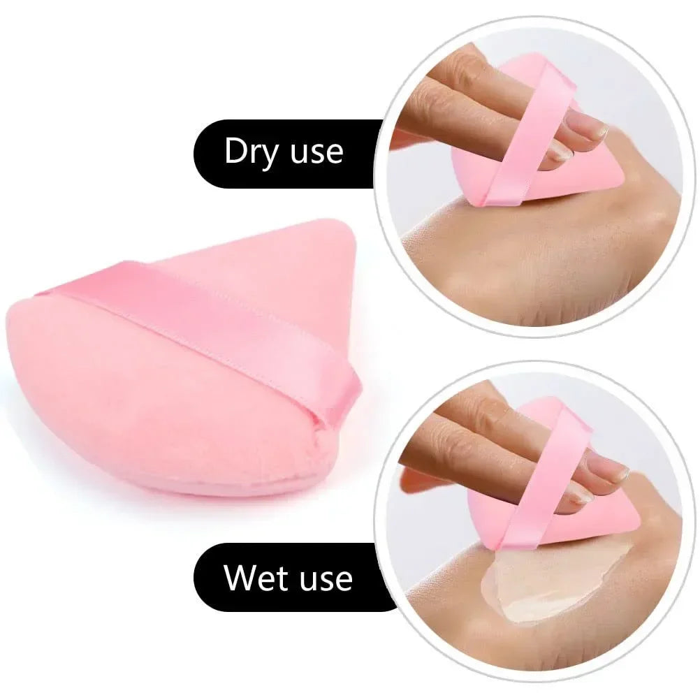 3pcs Makeup Puff Makeup Sponge Cosmetics Soft Tools Powder Puff Face Cotton Face Powder Puff Washable Velvet Vue