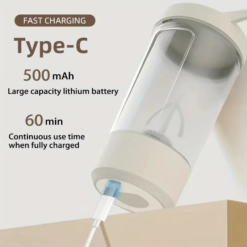 Electric Shaker Cup 450ml Self-Stirring Intelligent Shaker For Protein Shake Meal Replacement Portable Sport Mixing Cup Vue