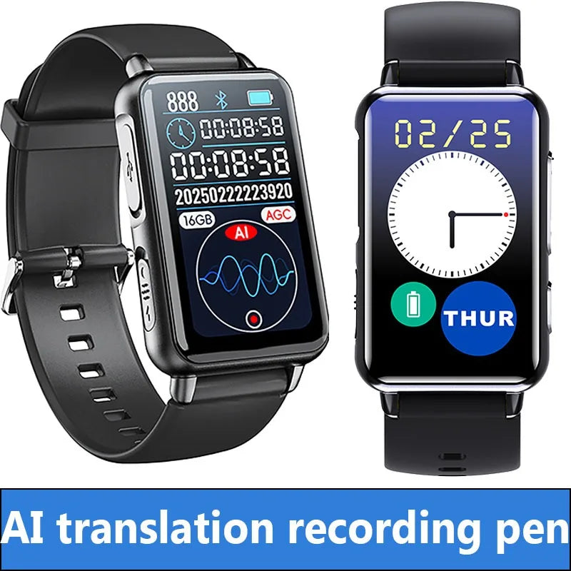 S18A Portable AI Intelligent Voice Recorder Mobile Phone Call Recorder Translation Recording APP Control for Meeting Interview Vue