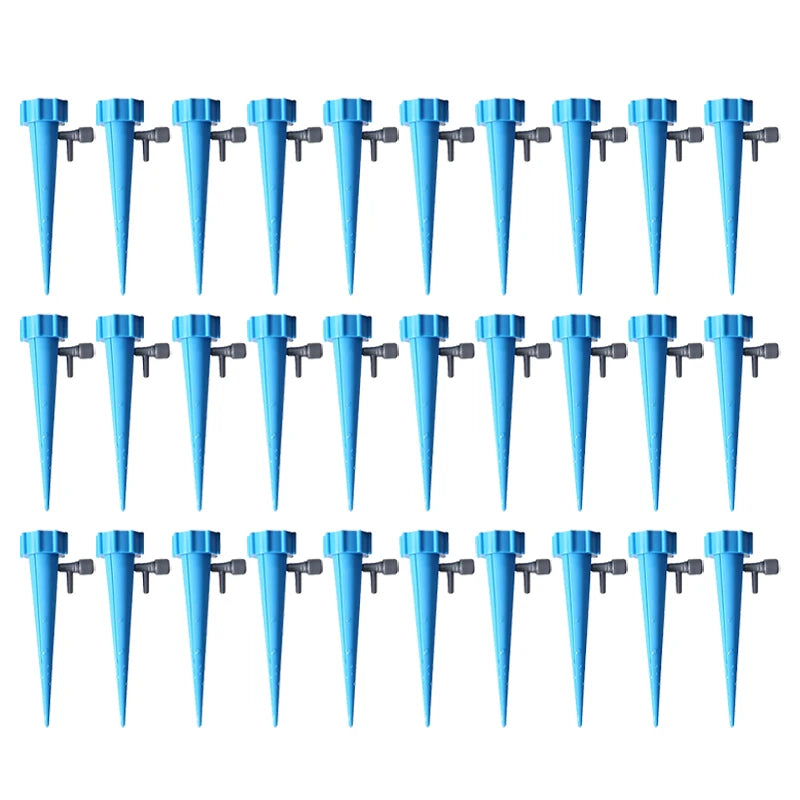 10/30/50PCS Automatic Watering Device Business Trip Timing Adjustable Watering Artifact Household Water Dispenser Water Dispe Vue Blue-30PCS