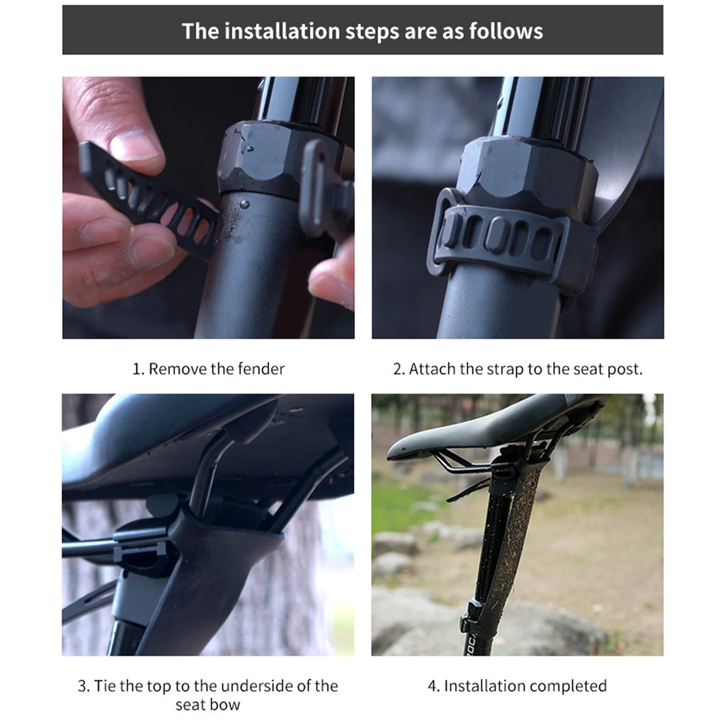 Tube Protector Adjustable Bicycle Dropper Seatpost Protector Easy To Install Bicycle Seat Tube Mudguard for Bike Debris Vue