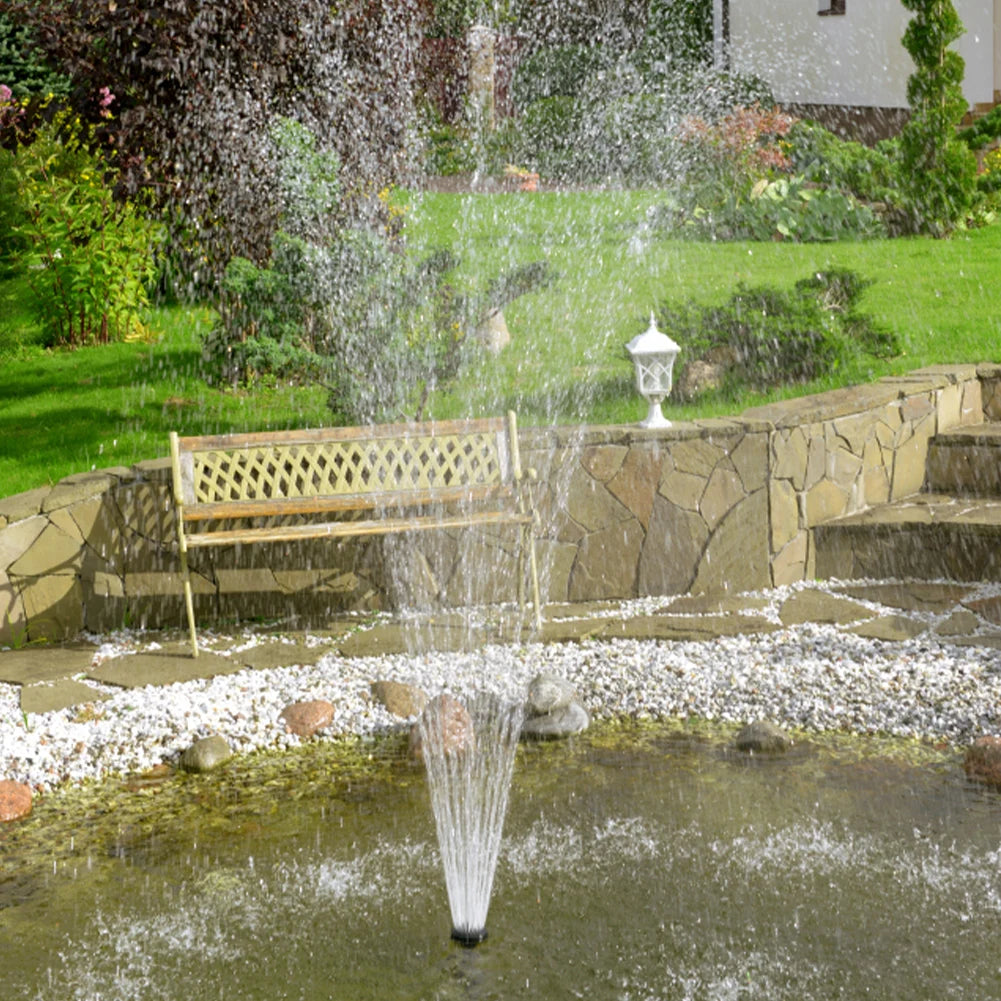 1.2W Solar Fountain Pump | 6 Nozzles, 200L/h, 110cm Lift Solar Fountain Pump Vue