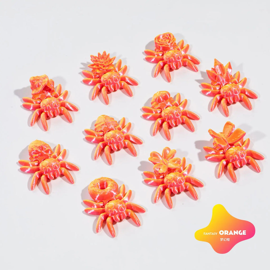 10PC 3D Printing Simulation Spider Toy Movable Joints Hand Assembled Home Decoration Creative Model Desktop Decoration Micro Lan Vue 10PC-5