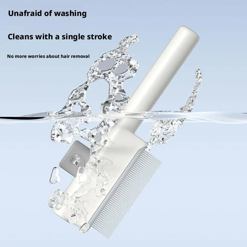 Dual Length Stainless Steel Teeth Comb Dematting Grooming Tool Pet Brush for Long Short Hair Dogs Cats Vue