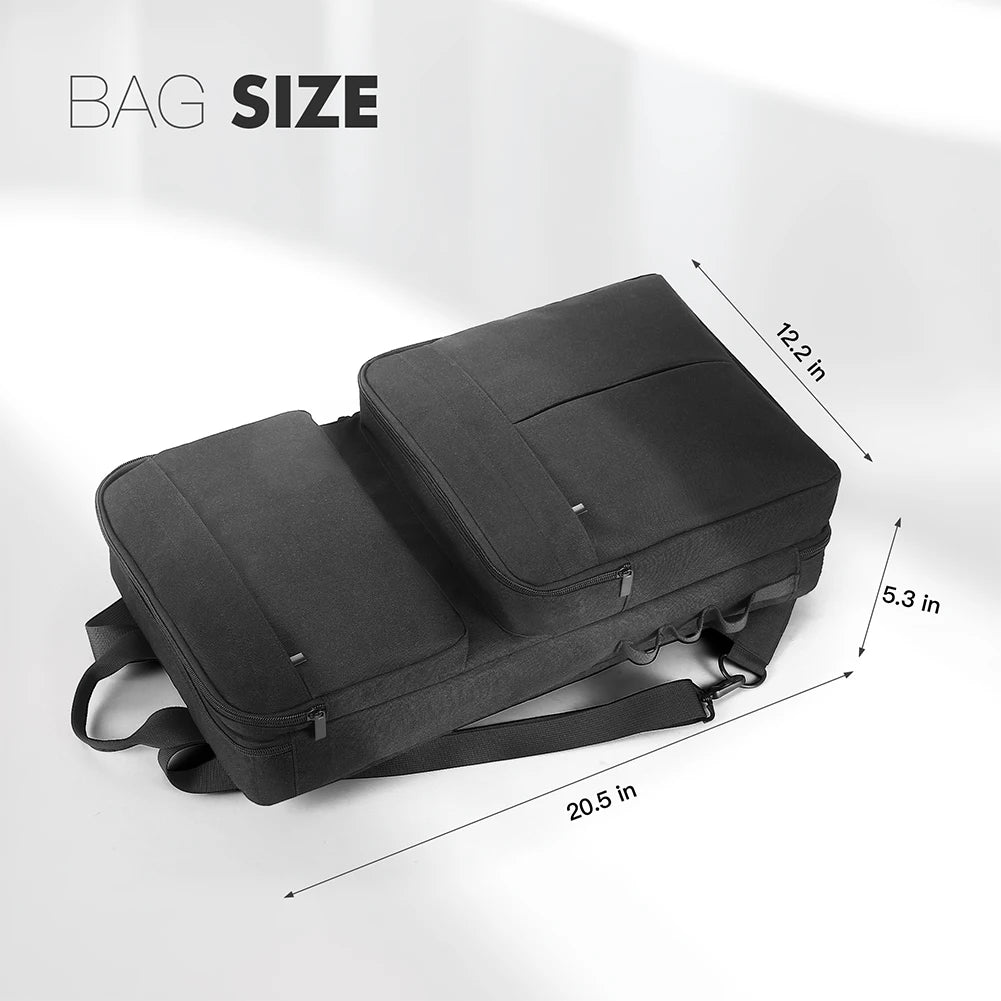 DJ Backpack for Pioneer DDJ-400 DDJ-FLX4/Roland DJ-202 Carrying Case Portable Storage Bag Anti-scratch Adjustable Shoulder Strap Vue