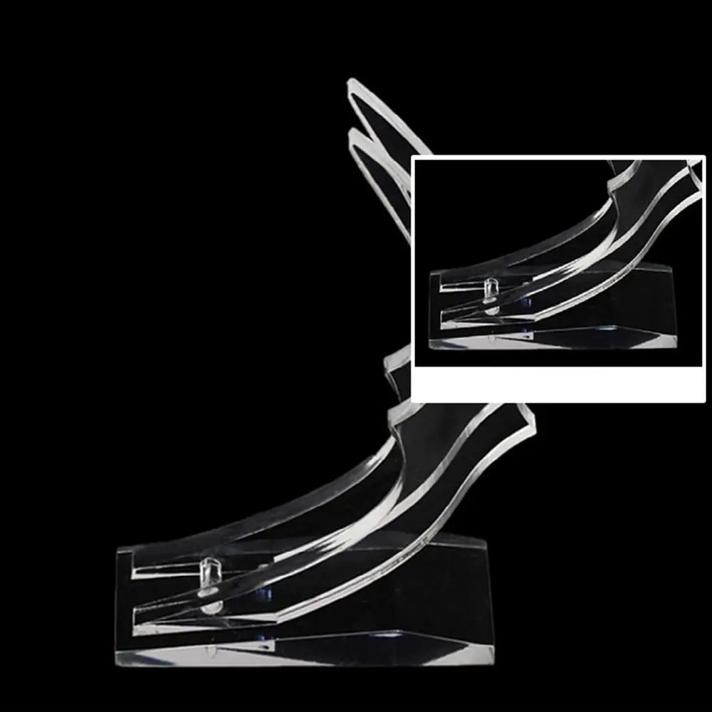 Clear Base Artificial Rose Bracket Wear-resistant Non-slip Acrylic Display Stand Easy To Clean Flat Bottom Vue