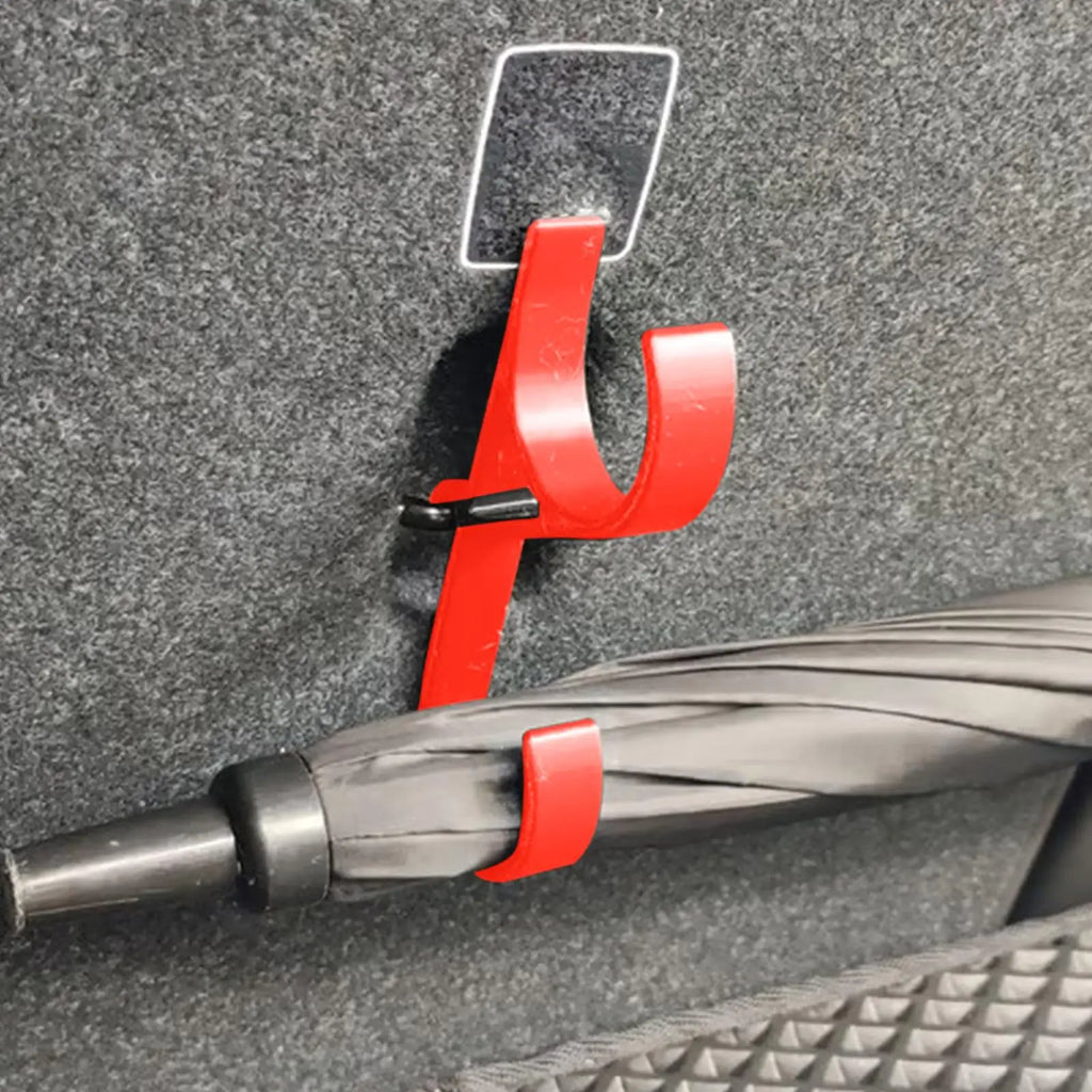 2PCS Universal Car Hook Automotive Interior Accessories Multi-purpose Trunk Umbrella Holder Car Umbrella Storage Hooks Vue