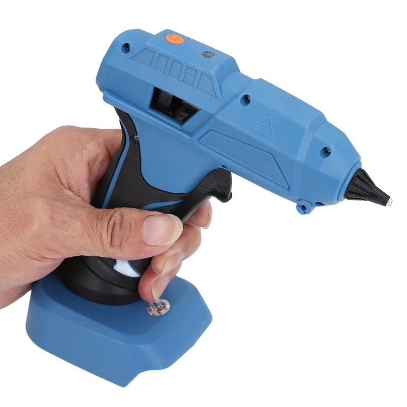 40W/100W Cordless Hot Glue Gun Set Compatible with For Makita/DeWalt/Milwaukee 20V Lithium Batteries with 7mm/11mm Glue Sticks Vue