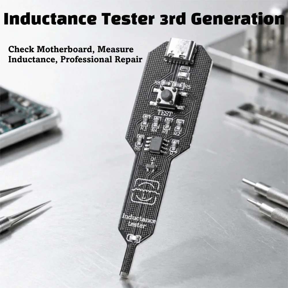 Third Generation Motherboard Coil Tester Strong Stability High Accuracy Inductor Detector Tool Type-C Professional Vue