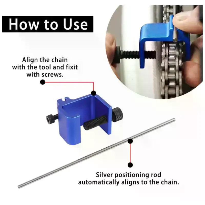 1 Pcs Motorcycle Universal Chain Sprocket Alignment Tool ATV Motorcycle Chain Alignment Tool Motorbike Accessories Motocross Vue