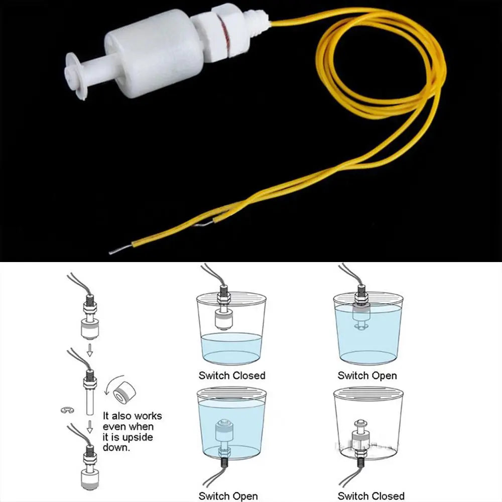 Electric Quality Tank Down New Liquid Sensor Water Level Pool Float Switch Vue