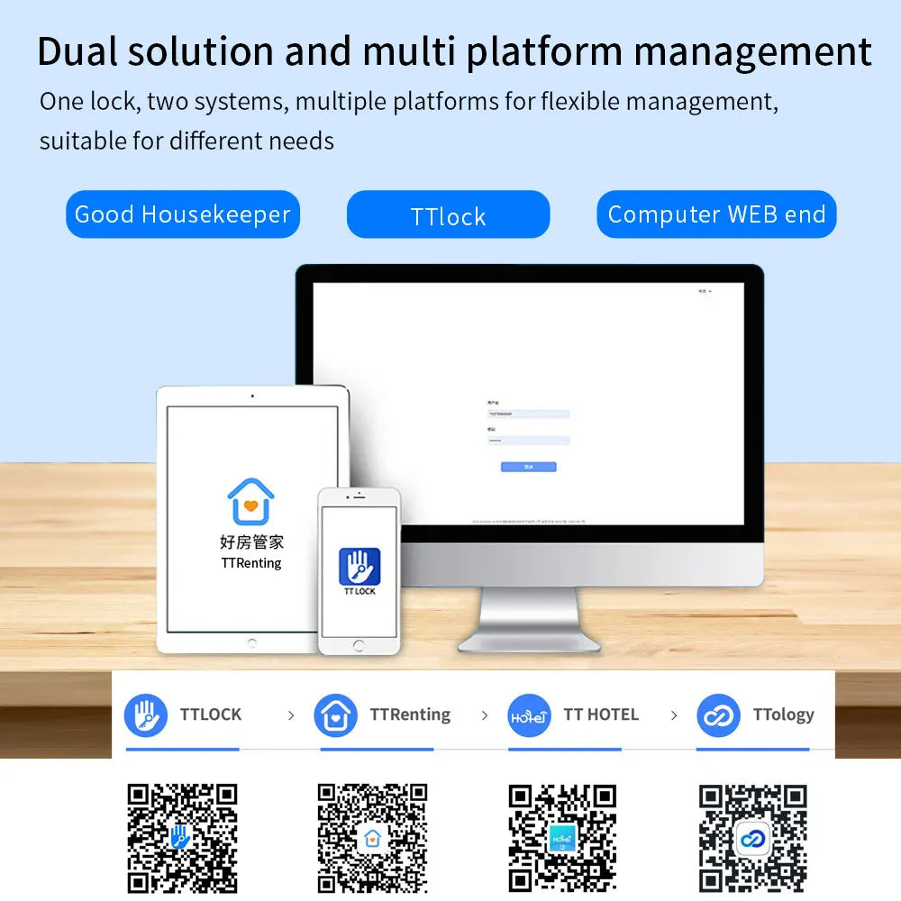 Ttlock Face Recognition Smart Lock Controller Facial Access Control Keypad Biometric Fingerprint TTRenting TThotel G2 Wifi Hub Vue