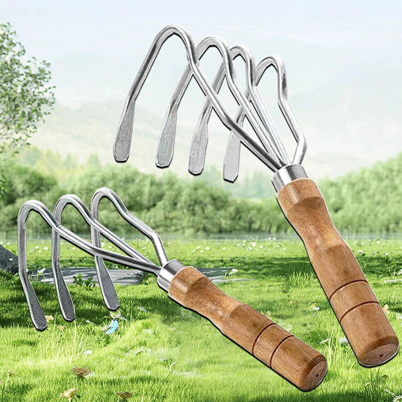 4-foot Rake Rake Rake Rake Sea Ru Squat Tidal Experience Oyster Hami Tidal Flat Kalkurido Garden Farm Vue