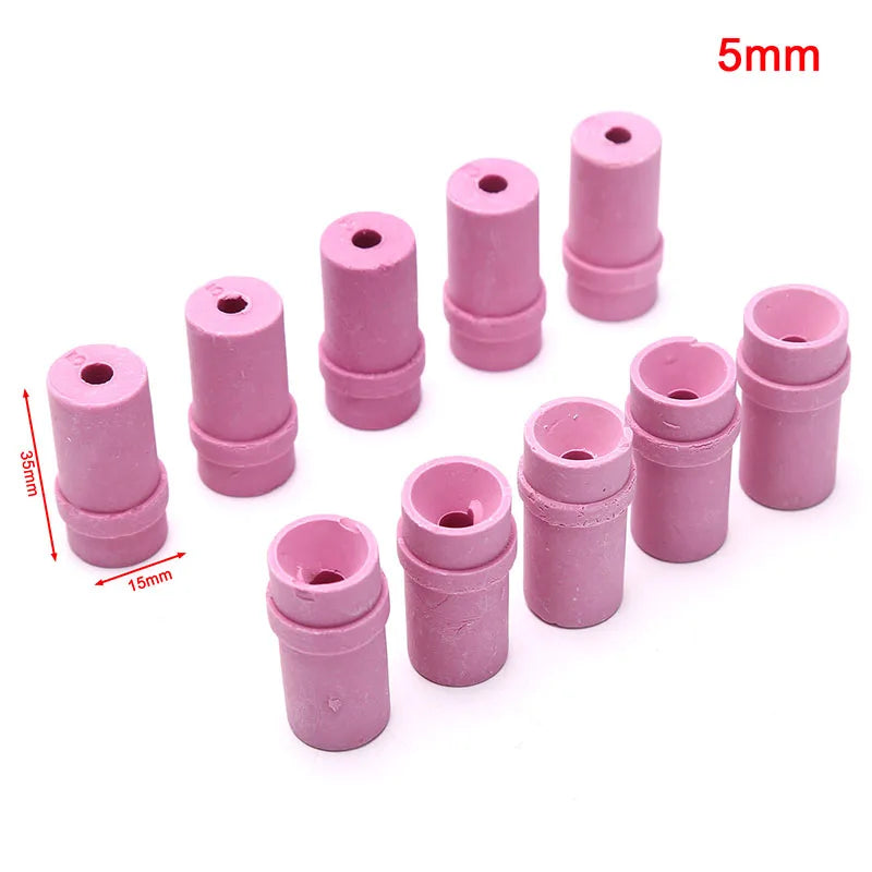 10Pcs 4.5/5/6/7mm Ceramic Sandblast Nozzle Air Sandblaster Tips For Pneumatic Blasting Tools Accessories Vue 5mm