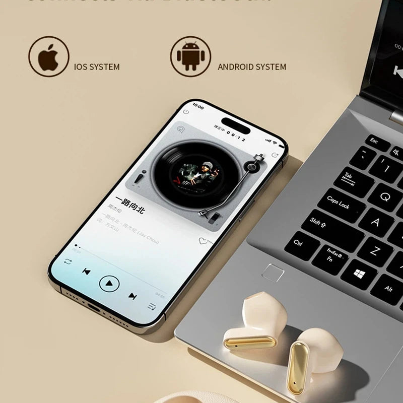 Wireless Bluetooth Sleep Headphones In-Ear Smart LED Display Bluetooth Headset Long Battery Life Gaming Headset For Apple Xiaomi Vue