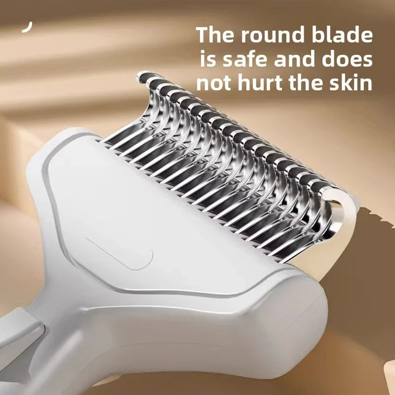 Stainless Steel Dog Hair Removal Brush Comb Pet Hair Remover Brush For Dogs Grooming Tools Pets Dematting Comb Dogs Accessories Vue