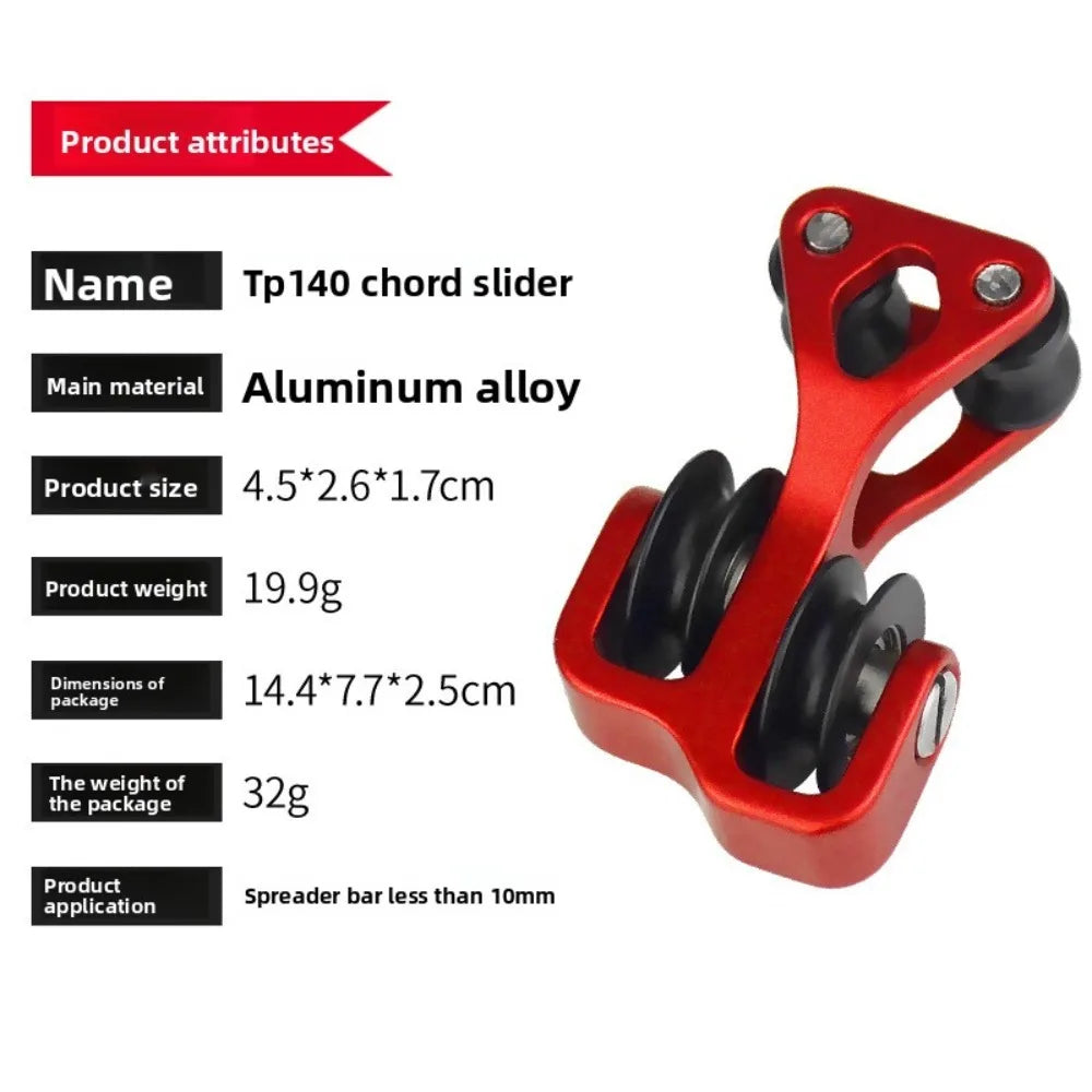 Composite Bow Pulley Splitter Bow and Arrow Accessories Aluminum Alloy Material High Precision High Stability Archery Sports Vue