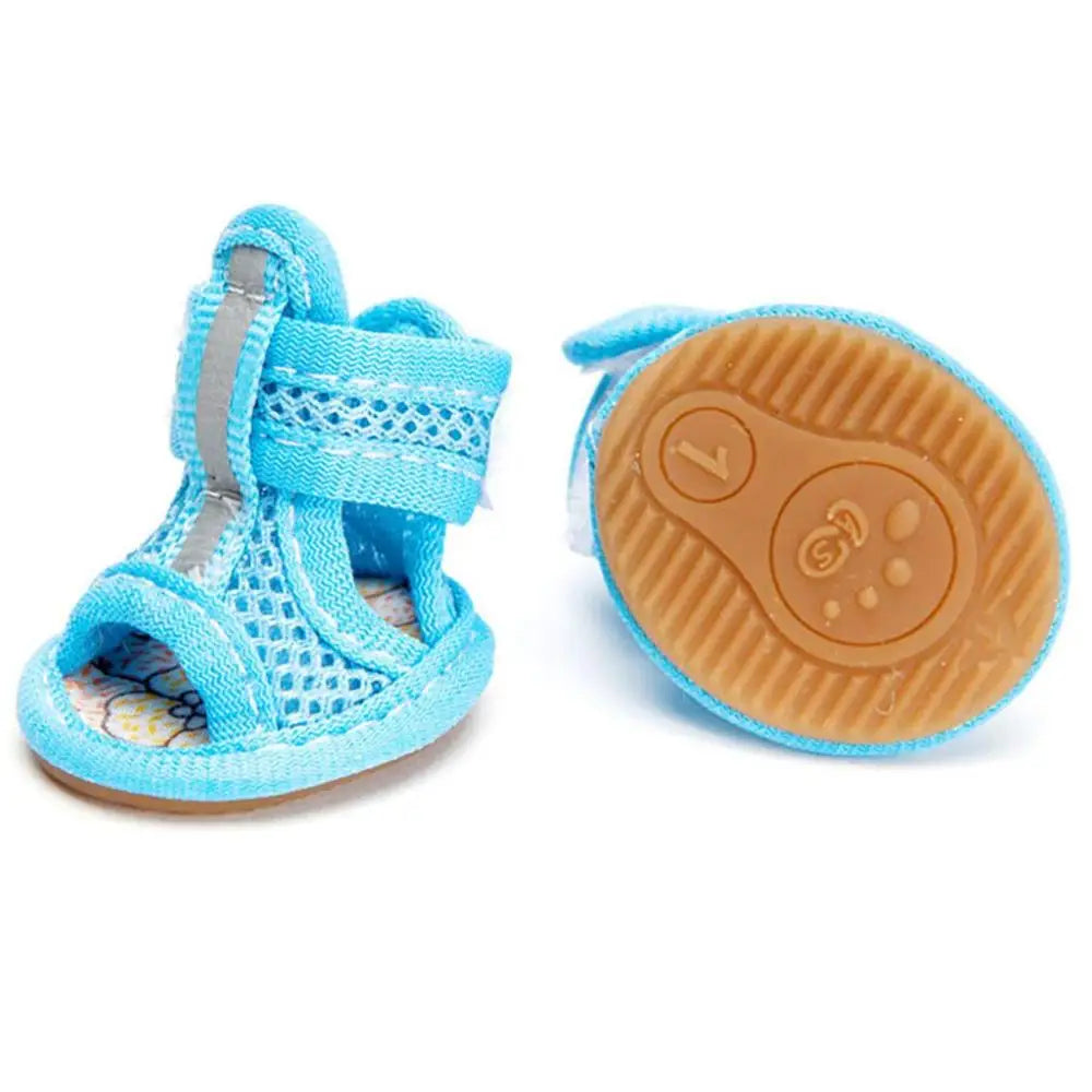 Summer Outdoor Dog Shoes Anti-slip Casual Breathable Spring Cute Wear Dog Shoes Puppy Shoes Pet Supplies Dog Sandals Outdoor Vue