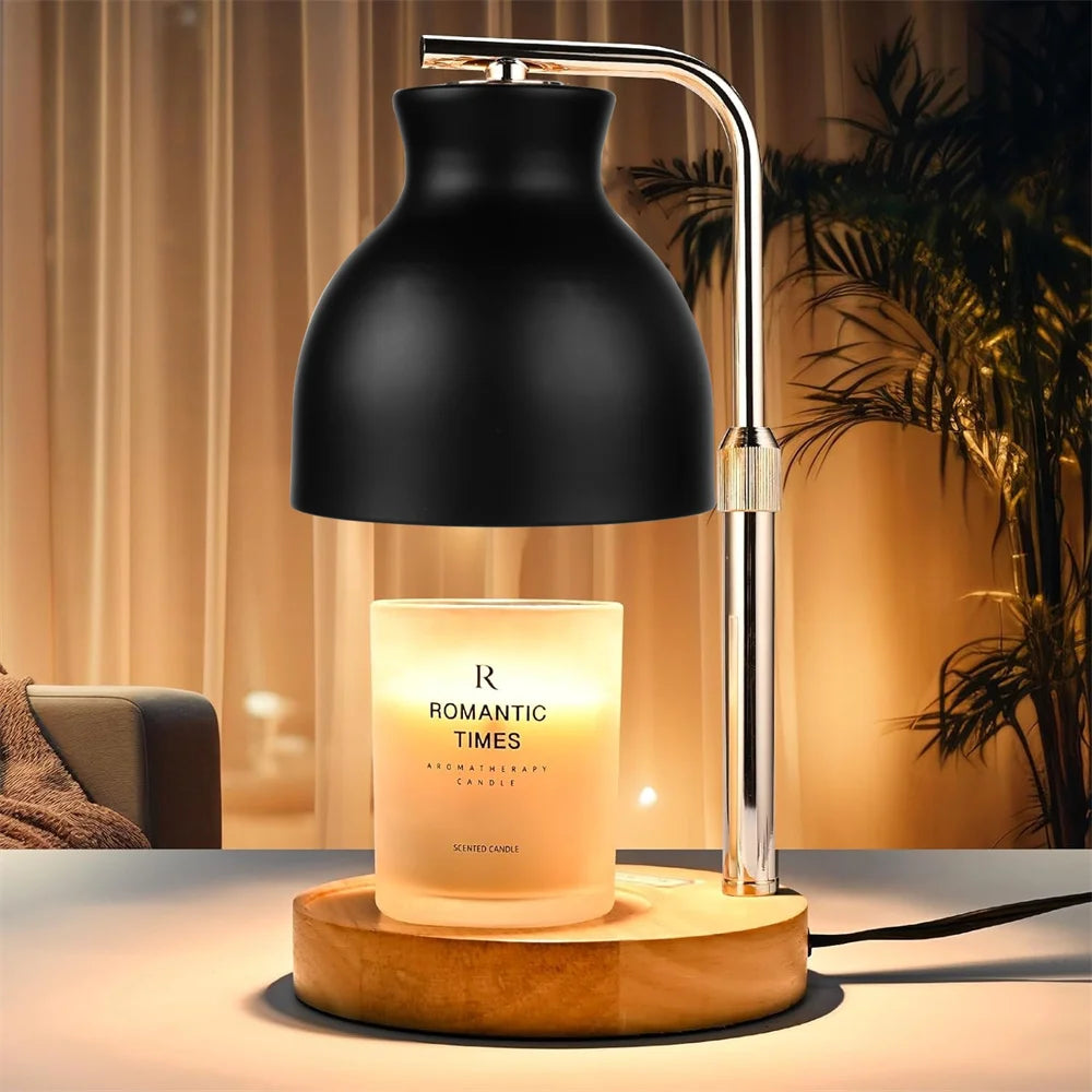 Candle Warmer Lamp Electric Timer Candles Warming Light Height Adjustable Dimmable Warmers Modern Home Decor Table Lights Vue