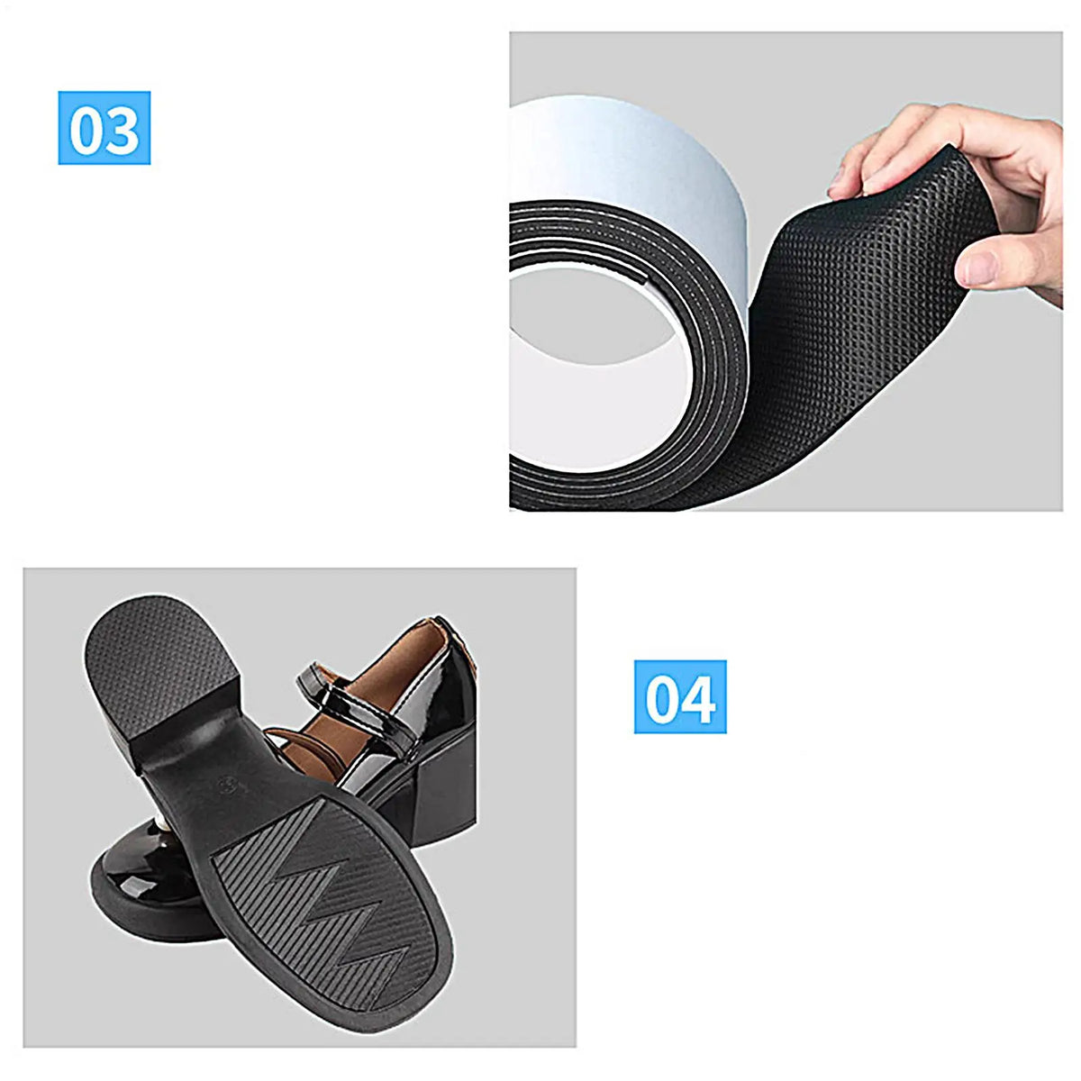 5cm/10cmX100CM Non-Slip Wear-Resistant Thickened Silent Diamond-Pattern Super-Sticky Self-adhesive Non Slip Noise Reduction Tape Vue