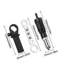 Professional Grade Electric Rivet Nut Cordless Design Electric Powered Cordless Riveting Insert Nut Tool Drill Adapter Vue Black