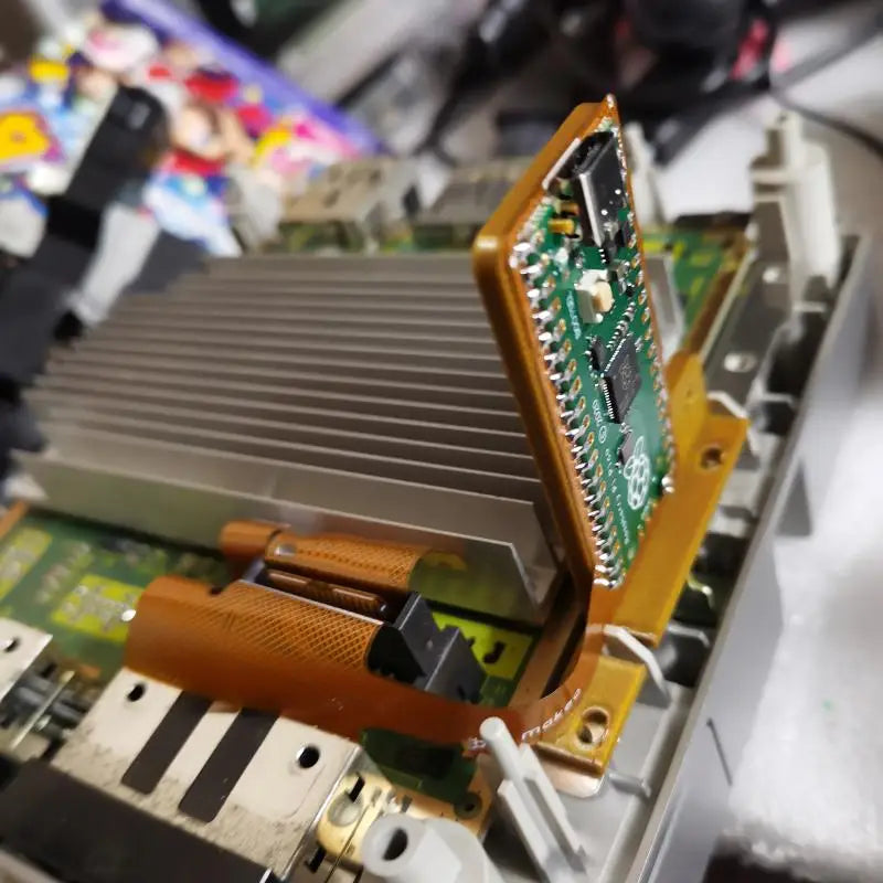 MOD PicoLoader Solder-Less For GameCube DOL-001/DOL-101 Console With RP2040 NGC Picoboot Flippydrive Vue
