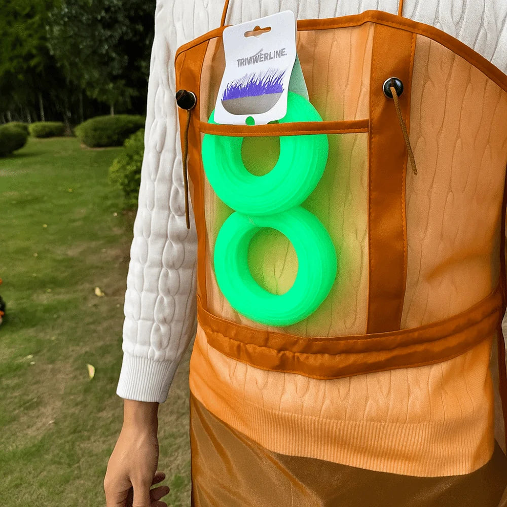 With Pockets Mesh Lawn Mower Apron Breathable Mesh Safety Design Gardening Apron Lightweight Adjustable Straps Vue
