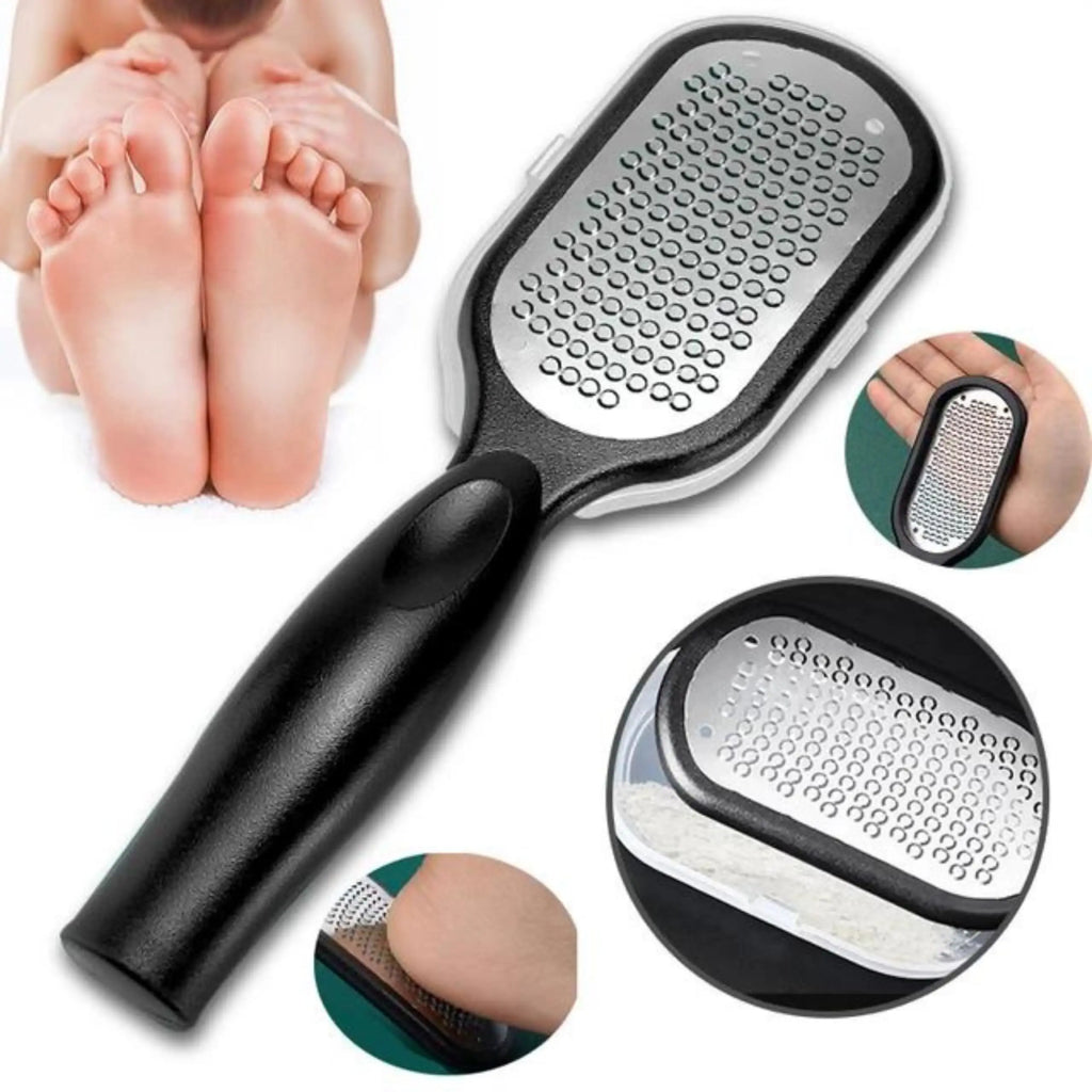 1 Pcs Professional Stainless Steel Callus Remover Foot File Scraper Pedicure Tools Dead Skin Remove for Heels Feet Care Products Vue 1pc