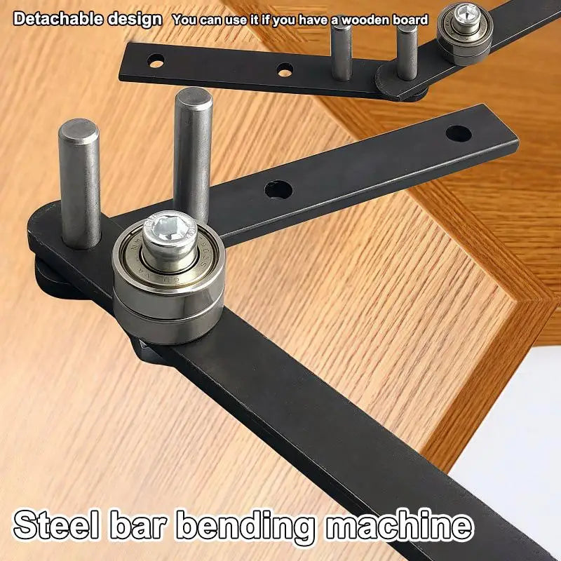 2PCS Mini Pipe Tubing Bender Manual Rod Hand Bending Tool for HVAC Car Repairs Home Craft Projects Vue