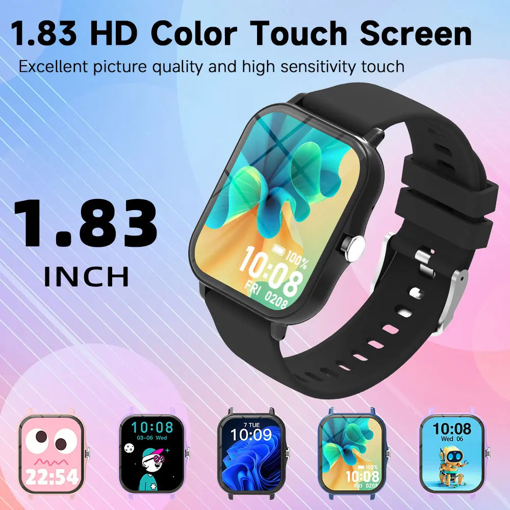 2026 New Sport Smartwatch for Android/IOS Sleep Monitoring Fitness Tracker BT Call Voice Assistant Men Women Watch Gifts Choice Vue