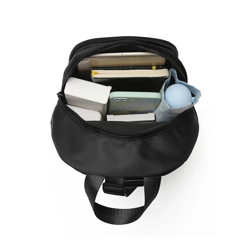 Unisex Mini Nylon Backpack Lightweight Water Resistant Casual Daily