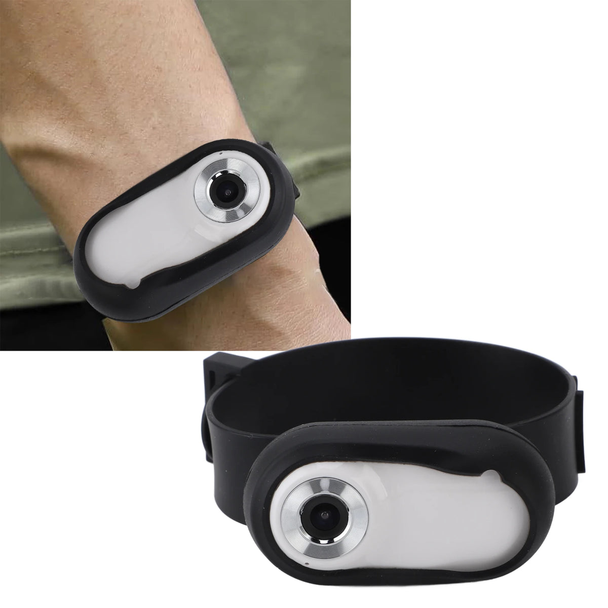 Pet Collar Camera Lightweight Support Memory Card LCD Display HD 1080P Pet Action Camera USB Rechargeable for Indoor Outdoor Vue