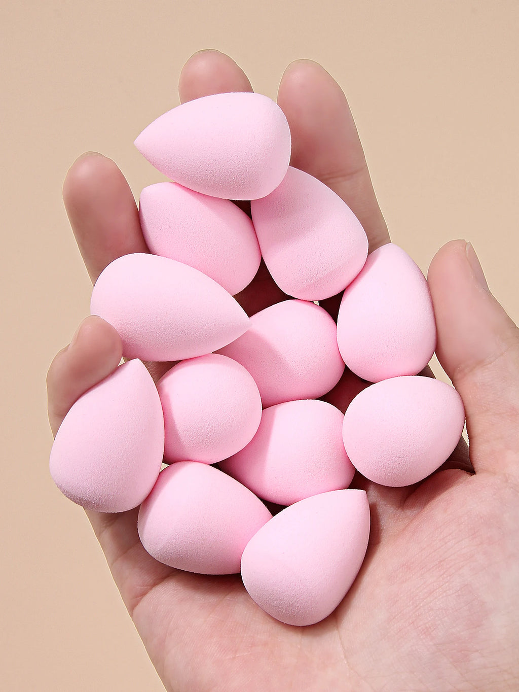 8Piece Mini Makeup Sponge Set, Suitable For Liquid BB Cream Powder Application, Makeup Egg Dry Wet Dual‑Use Powder Puff Vue