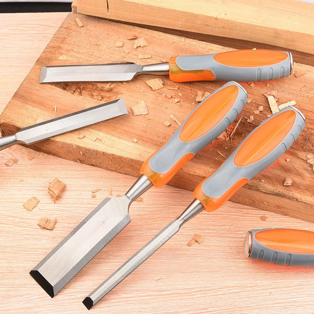 Wood Chisel Set – CrV Steel Carving & Carpentry Chisels Wood Chisel Set Vue