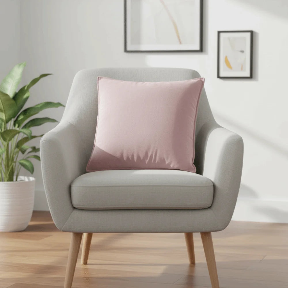 Comfortable Nordic Style Velvet Throw Pillow Cover Solid Color Soft Cushion Cover 60cm Large Size Sofa Pillowcase Hotel Vue