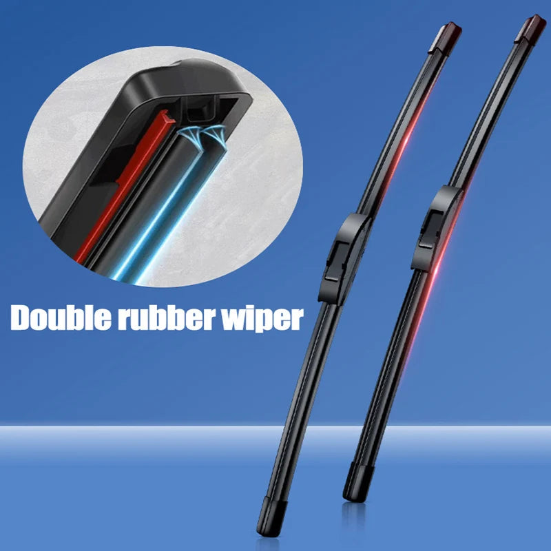 Car Wiper Blades For Jeep Grand Cherokee MK2 1999~2004 WJ WG Window Boneless Double Rubber Wipers Brushe Strip Tools Accessories Vue
