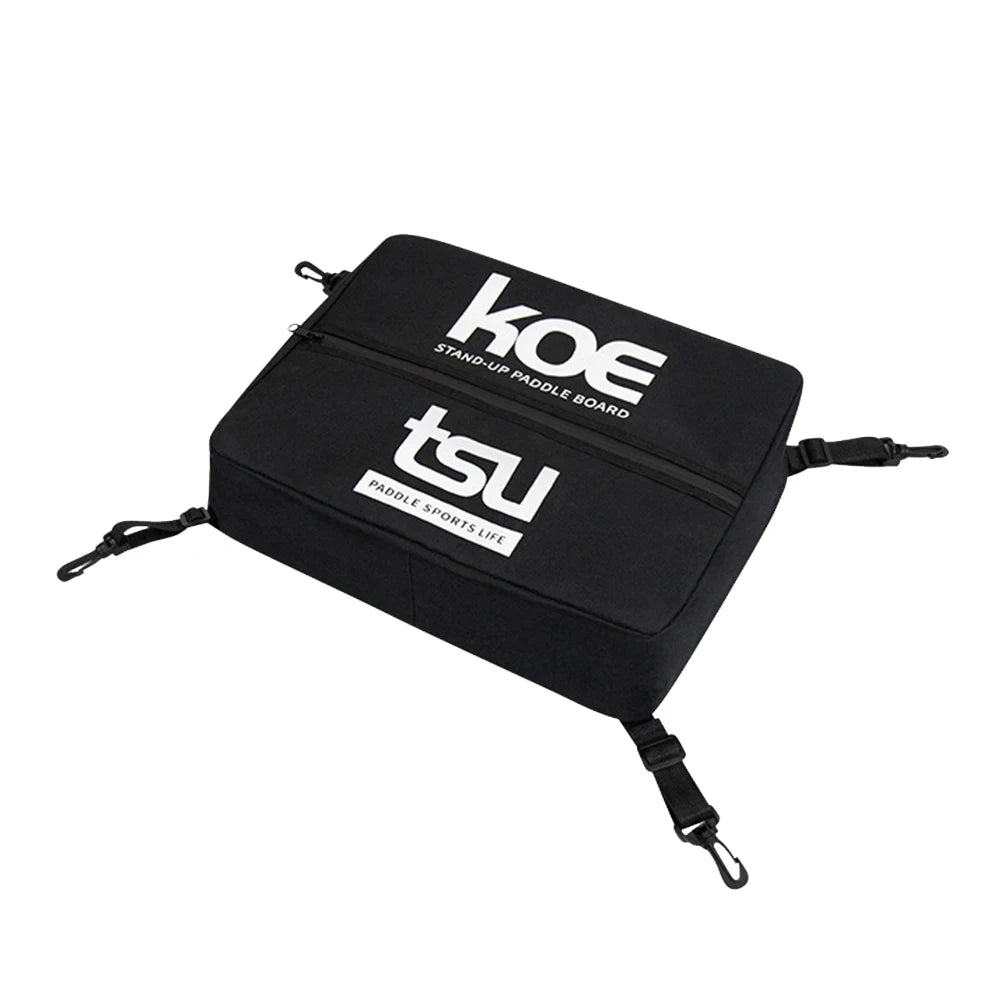 Insulated Paddle Board Cooler Bag Waterproof Deck Pack with Swivel Hooks For SUP Surfboard Storage Mesh Bag Water Sport Access Vue as show