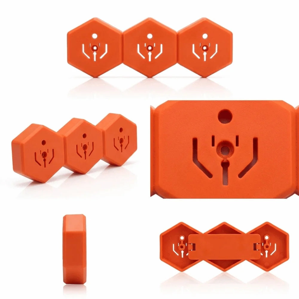 Heavy Duty RV Shore Power Socket Mount Bracket Solid Hard Plastic Material Thickened Shell Plug Holder Vue