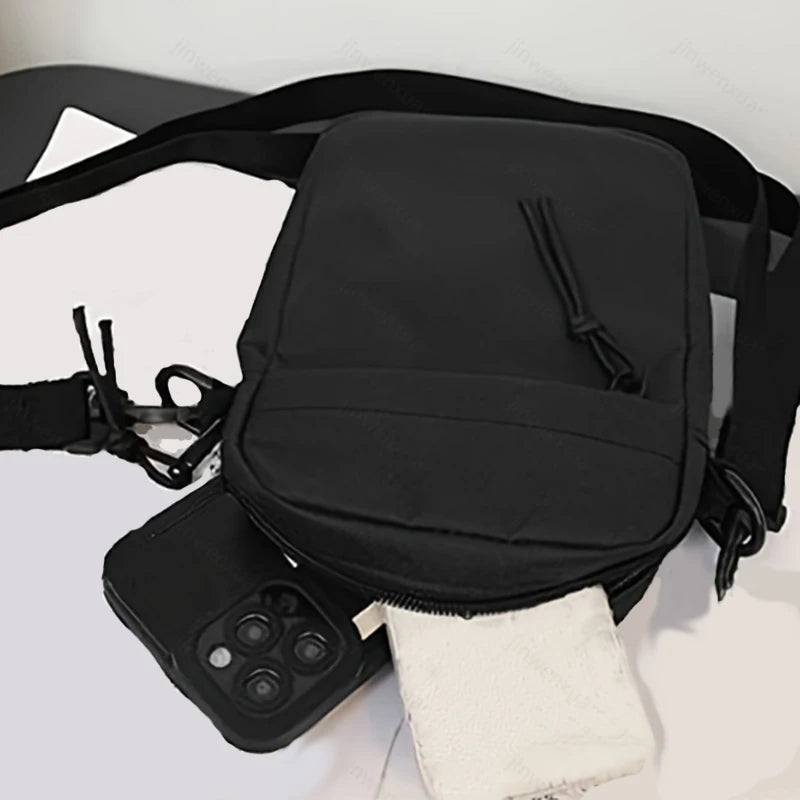 Men's Women's Single-shoulder Bags Crossbody Solid-colored Small