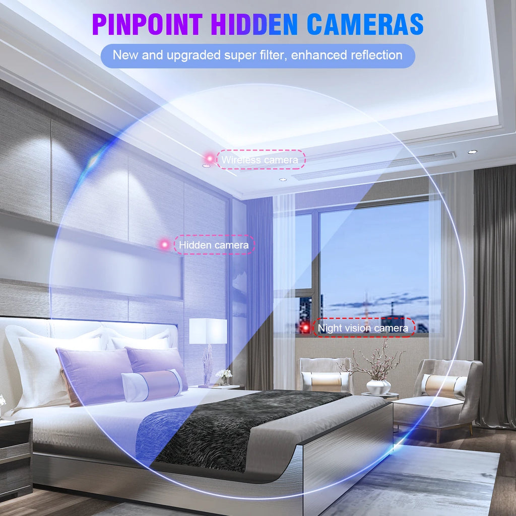 Z8 Infrared Detector Camera Detector Intelligent Hidden Camera Signal Detector Rechargeable Anti Candid Camera Safety Protection Vue