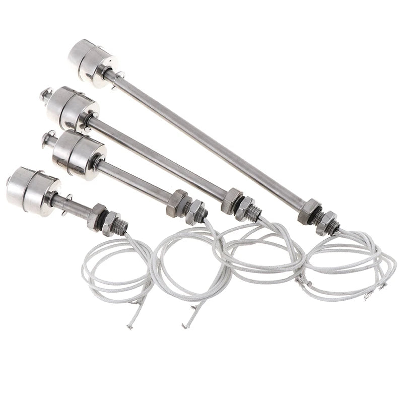 1PCS Stainless Steel Float Switch Double Ball Float Switch Tank Liquid Water Level Sensor Tank Pool Flow Sensors Vue
