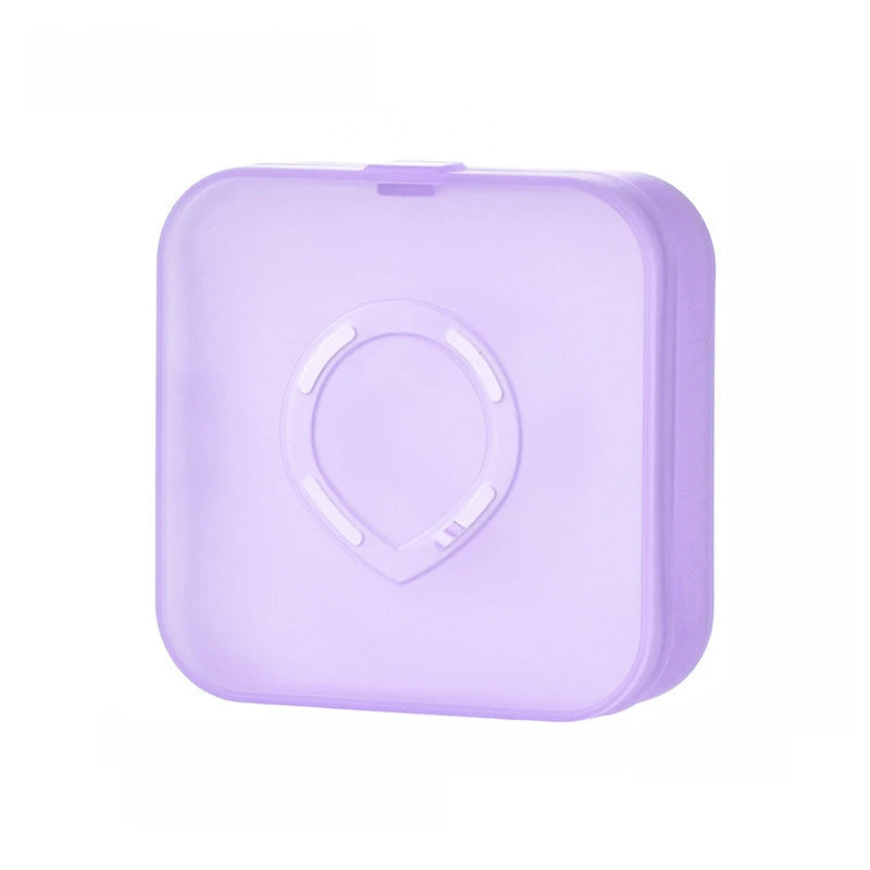 Portable Air Cushion Puff Box for Powder Sponge – BB Cream Foundation Makeup Pouch Vue Purple