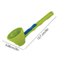 Measuring Spoon Funnel – Spill-Proof Long Handle Powder Scoop Measuring Funnel Scoop Vue Green