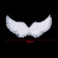 Swallow Shape White Angel Wings Elastic Straps Kids Party Cosplay