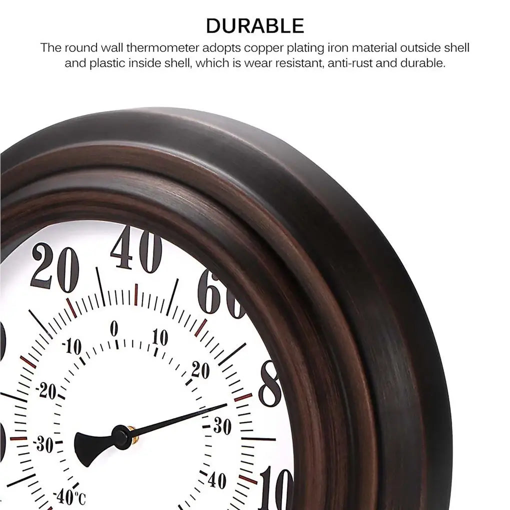 FangNymph Antique Wall Thermometer & Hygrometer | No Battery Wall Thermometer Hygrometer Vue
