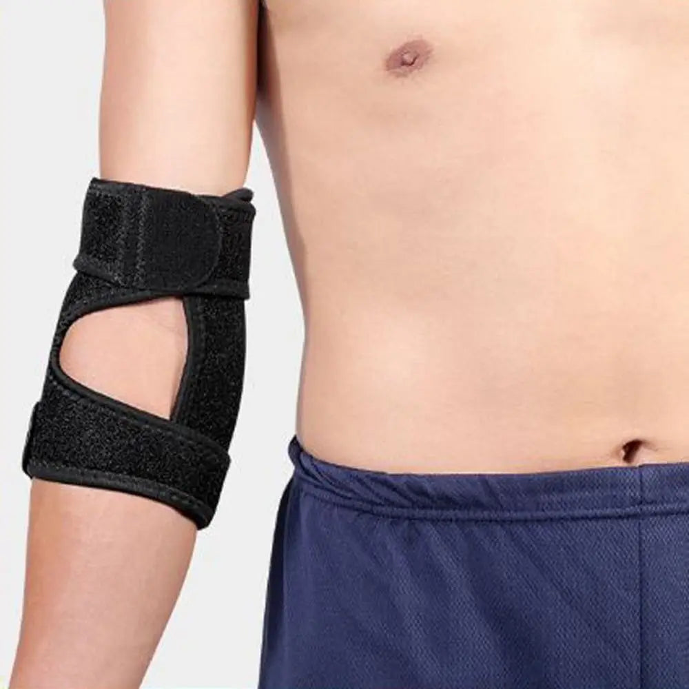 Spring Elbow Brace Elastic Pad Protection Arm Pad Golfers Arm Support Pad Adjustable Elbow Pad Elbow Pad Gym Arm Band Pad Vue